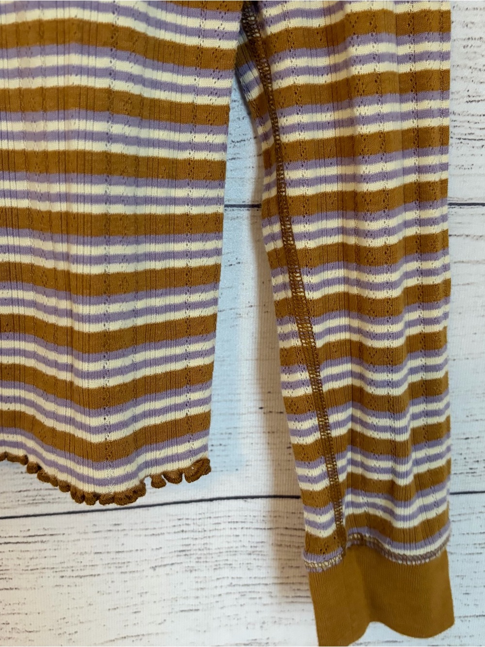 Toad & Co Foothill Pointelle Long Sleeve Crew - Picture 8 of 8